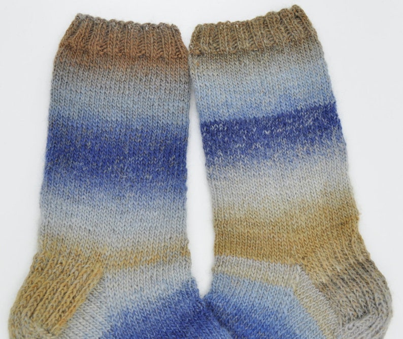 Socks for men Beautiful socks for him Hand knitted wool image 0