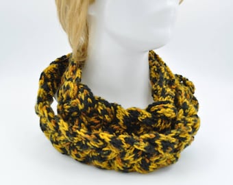 Crocheted Braided Scarf  Women Cowl necklace Trendy women clothing  winter fashion Black Friday Sale