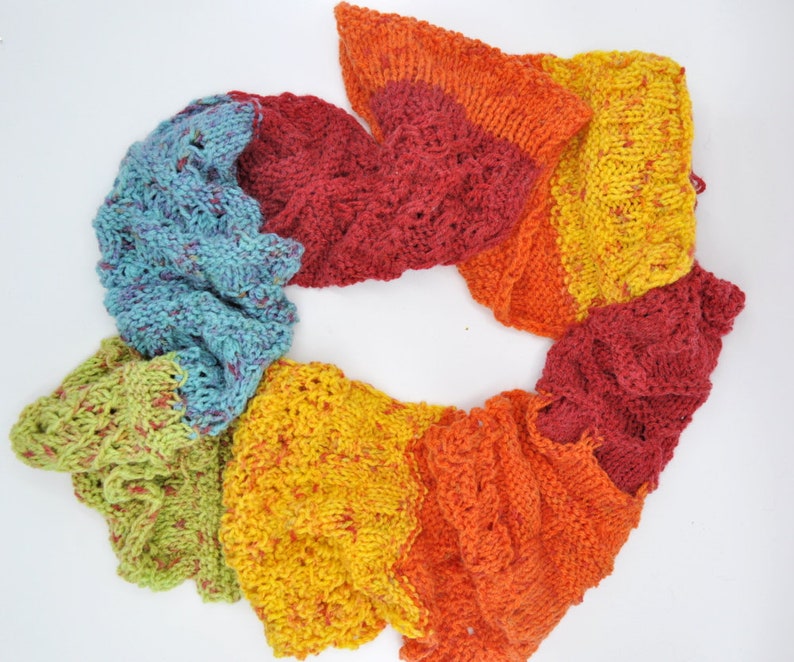 Infinity Scarf for Women Fun Colors Patterned Multicolored - Etsy