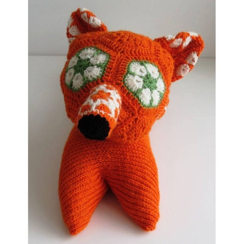 Amigurumi fox stuff animal fox plush toy crochet fox animal image 0