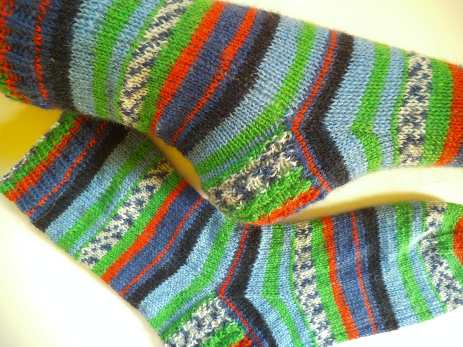 Knit wool socks unique socks Women socks Art socks Etsy