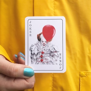 Pennywise der Clown Joker Karte (IT 2017, Bill Skarsgard)
