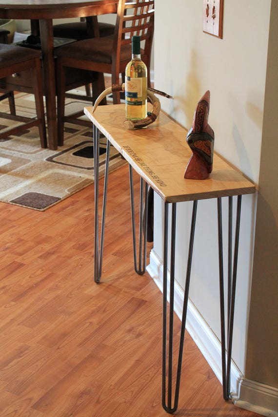 Live Edge Table Hall Couch Rustic Image 0