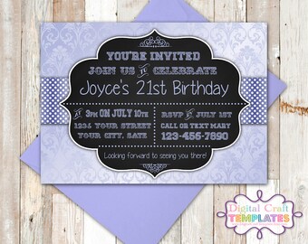 printable invitation etsy