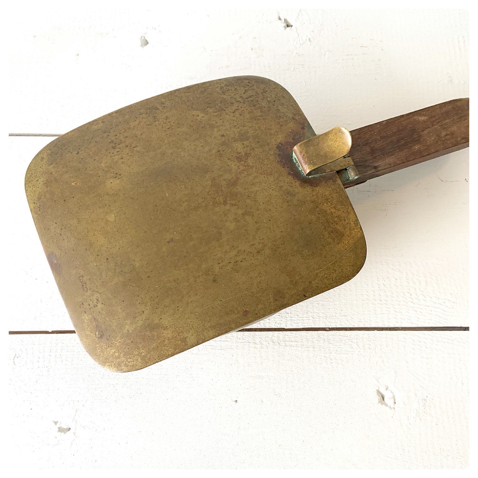 Vintage brass crumb catcher made in Italy Etsy