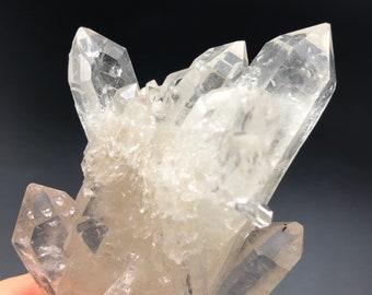 Quartz Crystal Cluster Mineral Specimen, Incredible Double Terminated Formation, Healing Crystals and Stones, Reiki Grid, Birthday Gift