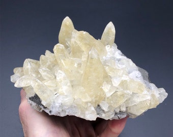 3.2lb Calcite Crystal Cluster from Sweetwater Mine Missouri - Golden Calcite Mineral Specimen, Rock Lover Gift, Christmas Gift