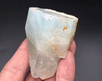 XL Aquamarine Terminated Crystal Gemstone Mineral Specimen - Pakistan - Meditation Stone, Healing Gemstone, Reiki, Birthday Gift