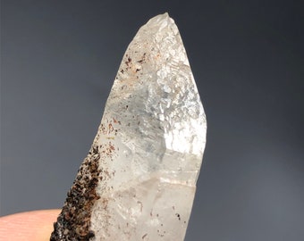 Beautifully Etched Quartz Crystal from Plomosa Arizona, Double Terminated Self Healed, Metaphysical Healing Crystals, Christmas Gift