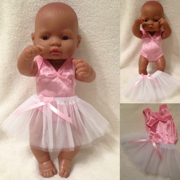 Miniland 32cm Doll Clothes Ballet leotard and tutu.