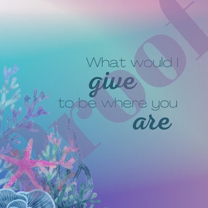 Princess print: Ariel