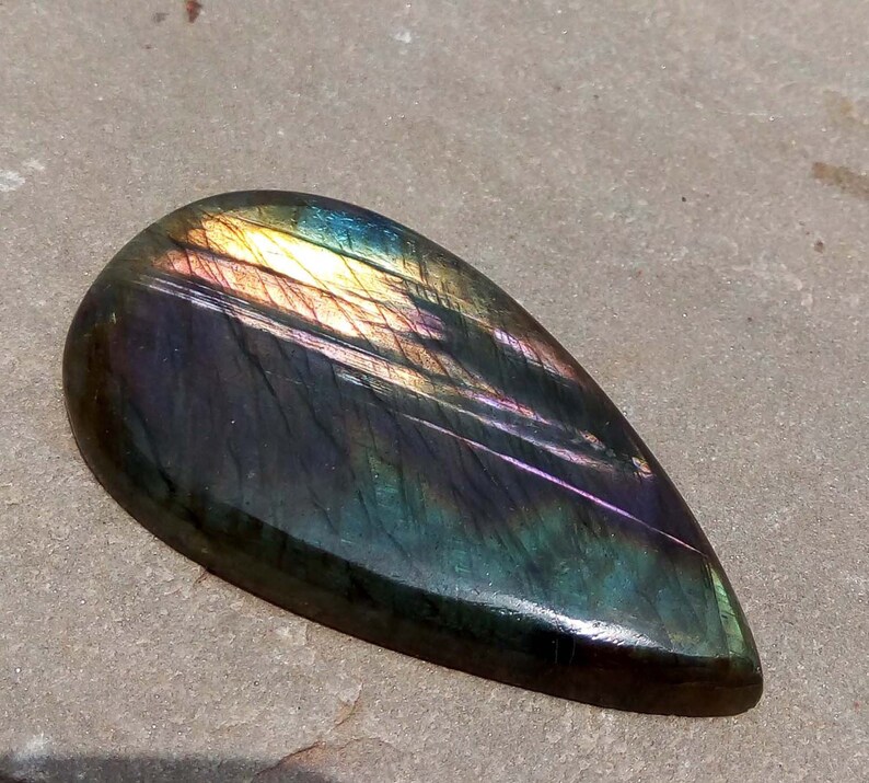 AAA Quality Amazing Purple Fire Flashy Labradorite Cabochon