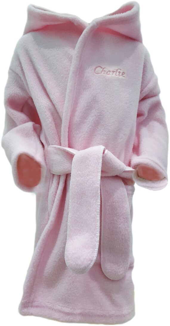 baby dressing gown with name