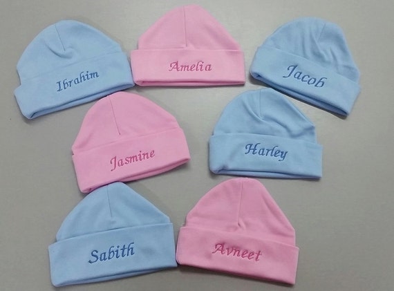 personalised baby cap