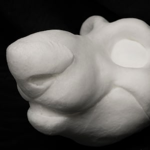 Rat soft foam head base for costumes, mascots and fursuits. pre-cut option available!