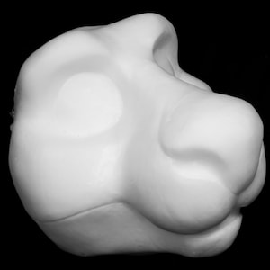 Konijn, beestje zachte schuimkraag voor kostuums, mascottes en fursuits. voorgesneden optie beschikbaar!