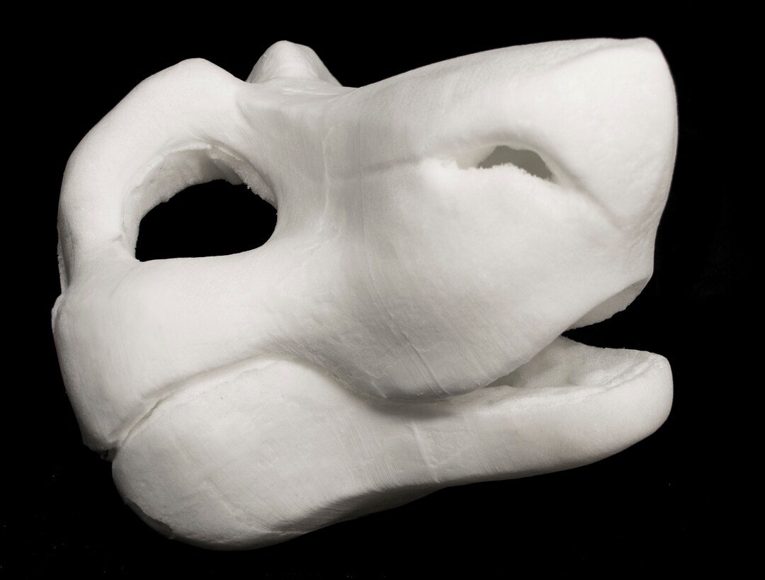 Cut & Carved Toony Sergal Soft Foam Head Base for Costumes Etsy UK