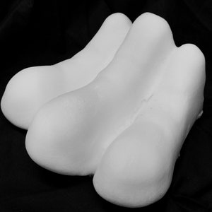 STL PRINT FILE Three toe paw, to make feet for costumes, mascots and fursuits