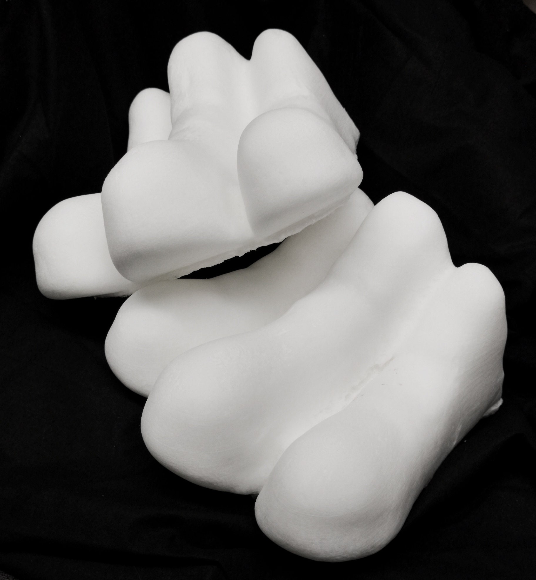 Three toe Foam paw toe padding to make feet for costumes Etsy