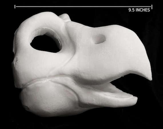 Cut & Carved Large Bird of Prey Foam Head Base for Costumes, Mascots and  Fursuits. 