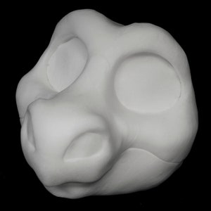 Kemono Point nose  dragon soft foam head base for costumes, mascots and fursuits. pre-cut option available!