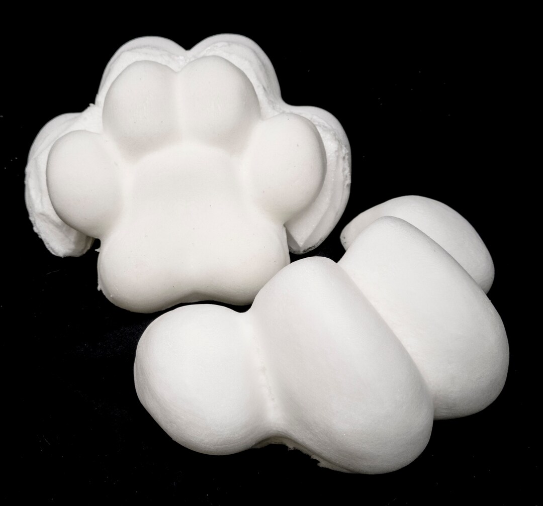 Large Puffy Paw Pads for Costumes, Mascots and Fursuits one Pair Etsy