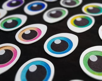 Toony eyes for costumes, fursuits and mascots (1 pair)(Many colours and custom painted options) Waterproof