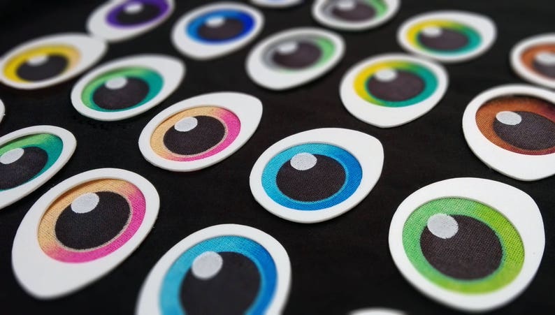 Toony eyes for costumes, fursuits and mascots (1 pair)(Many colours and custom painted options) Waterproof 