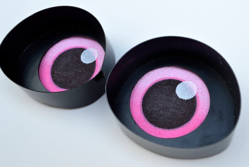 Black follow me effect toony eyes for costumes fursuits and Etsy