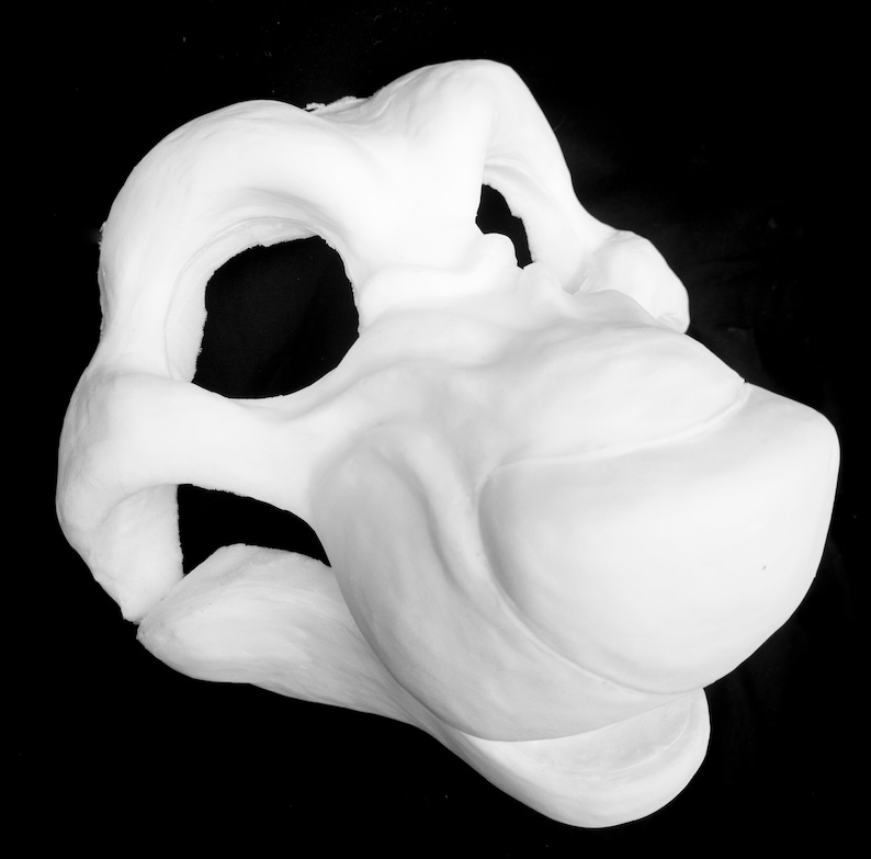 Cut & Carved Angry Canine Soft Foam Head Base for Costumes Etsy UK