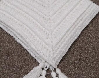 Manta blanca del bebé manta del bebé del ganchillo regalo | Etsy Colcha para Bebé,Mantas de Niños,Cuna,Colcha,Bautizo,Regalo