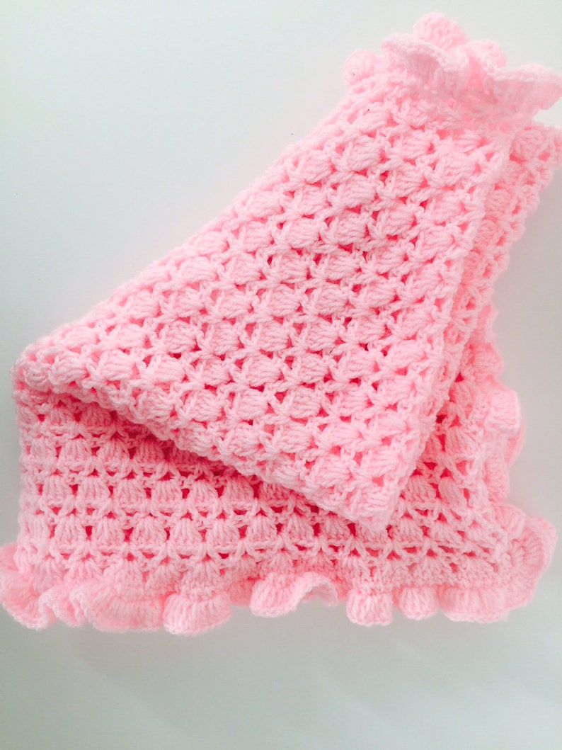 pink pram blanket