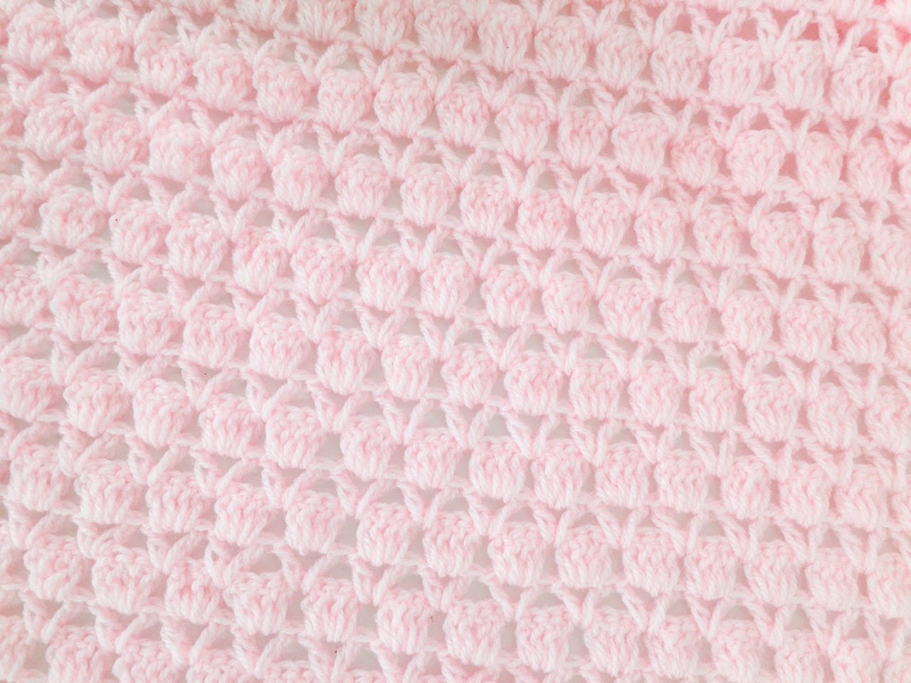 Pink Baby Blanket Crochet Baby Blanket Baby Shower Gift | Etsy UK