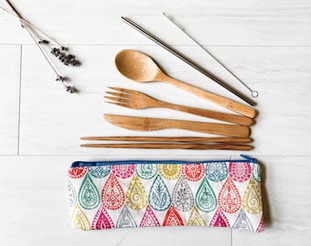 Reusable Cutlery Zero Waste Kit - Indian Teardrop