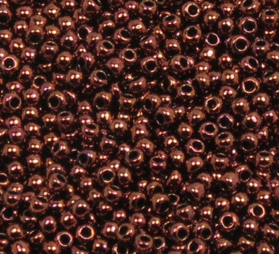 #JFJ005 20 gm 11//0 Metallic Bronze Japanese Seed Bead