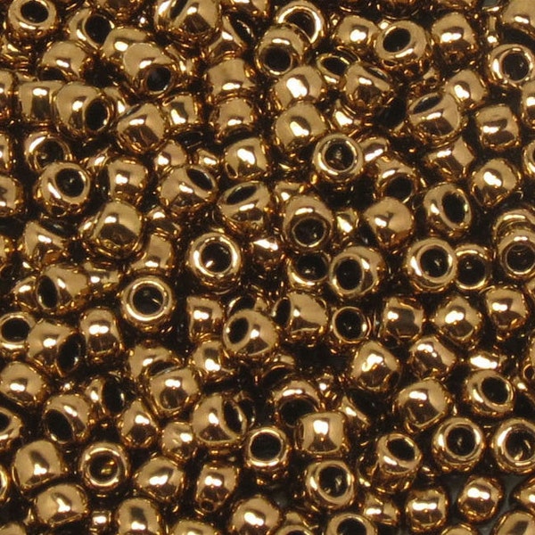 6/0 Antique Bronze Seed Beads - Toho #223 - Japanese Antique Bronze Seed Beads - 10 Grams - 25 Grams - 50 Grams