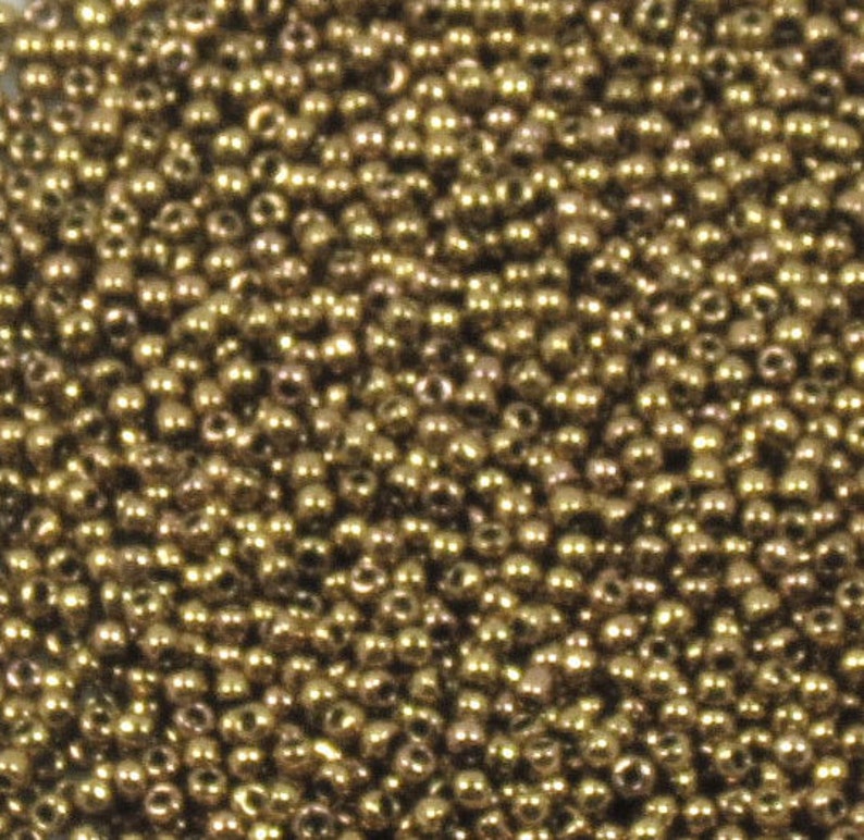 10 Grams Japanese Seed Beads 110 TOHO #223 ANTIQUE BRONZE Seed Beads 50 Grams 25 Grams