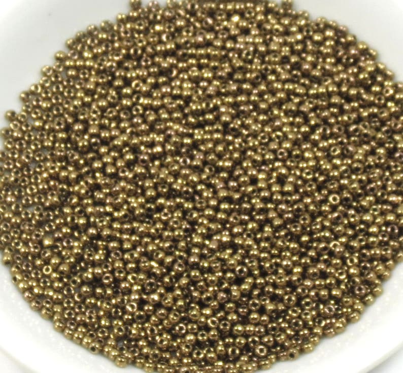 10 Grams Japanese Seed Beads 110 TOHO #223 ANTIQUE BRONZE Seed Beads 50 Grams 25 Grams