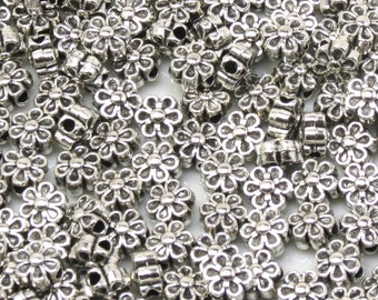 50pcs 10mm Tibetan Alloy Donut Metal Beads Large Hole Nickel Free Loose Spacers 50pcs 10mm Tibetan Alloy Donut Metal Beads Large Hole Nickel Free Loose Spacers