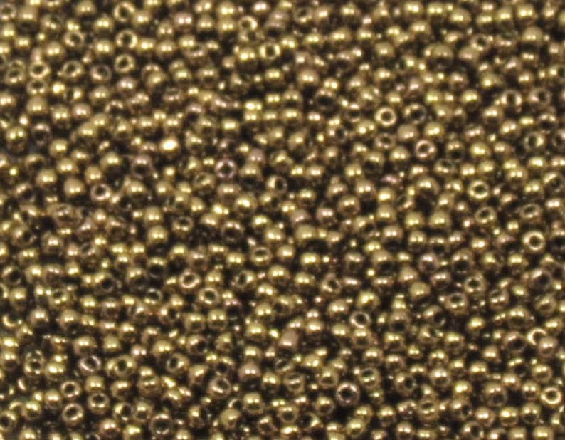 10 Grams Japanese Seed Beads 110 TOHO #223 ANTIQUE BRONZE Seed Beads 50 Grams 25 Grams