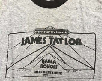 James Taylor In the Pocket LSシャツ Vintage 1976 James Taylor 