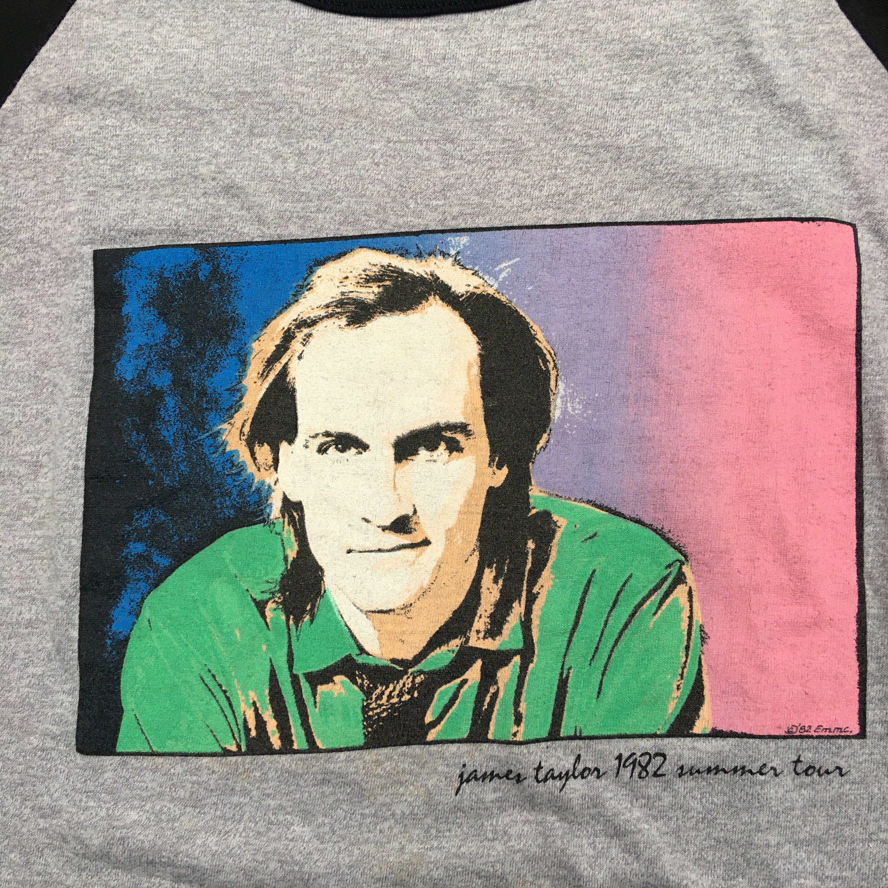 James Taylor Karla Bonoff Tシャツ 1982年 Vintage James Taylor 1982 Summer Tour Raglan T-shirt - Etsy