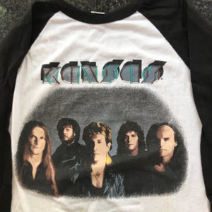 Vintage Kansas Power Tour 1987 Raglan T-Shirt