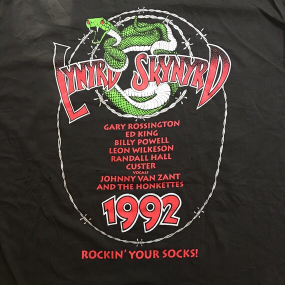 LYNYRD SKYNYRD ヴィンテージロックTシャツ Vintage Lynyrd Skynyrd 1992 T-shirt - Etsy