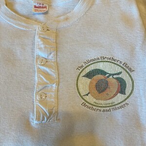 Vintage The Allman Brothers Band Brothers and Sisters Henley 1972 - RARE