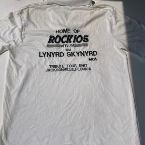 Vintage Lynyrd Skynyrd 1987 Tribute Tour Polo Shirt