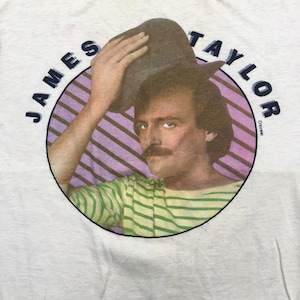 Vintage James Taylor Summer Tour &#39;83 Sleeveless T-Shirt