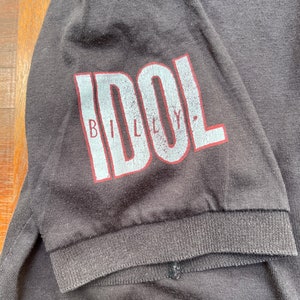 Vintage Billy Idol 1987 Whiplash Smile Tour VARI*LITE Polo Shirt