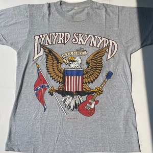 Vintage Lynyrd Skynyrd 1987 Ten Years Later T-Shirt - Rare