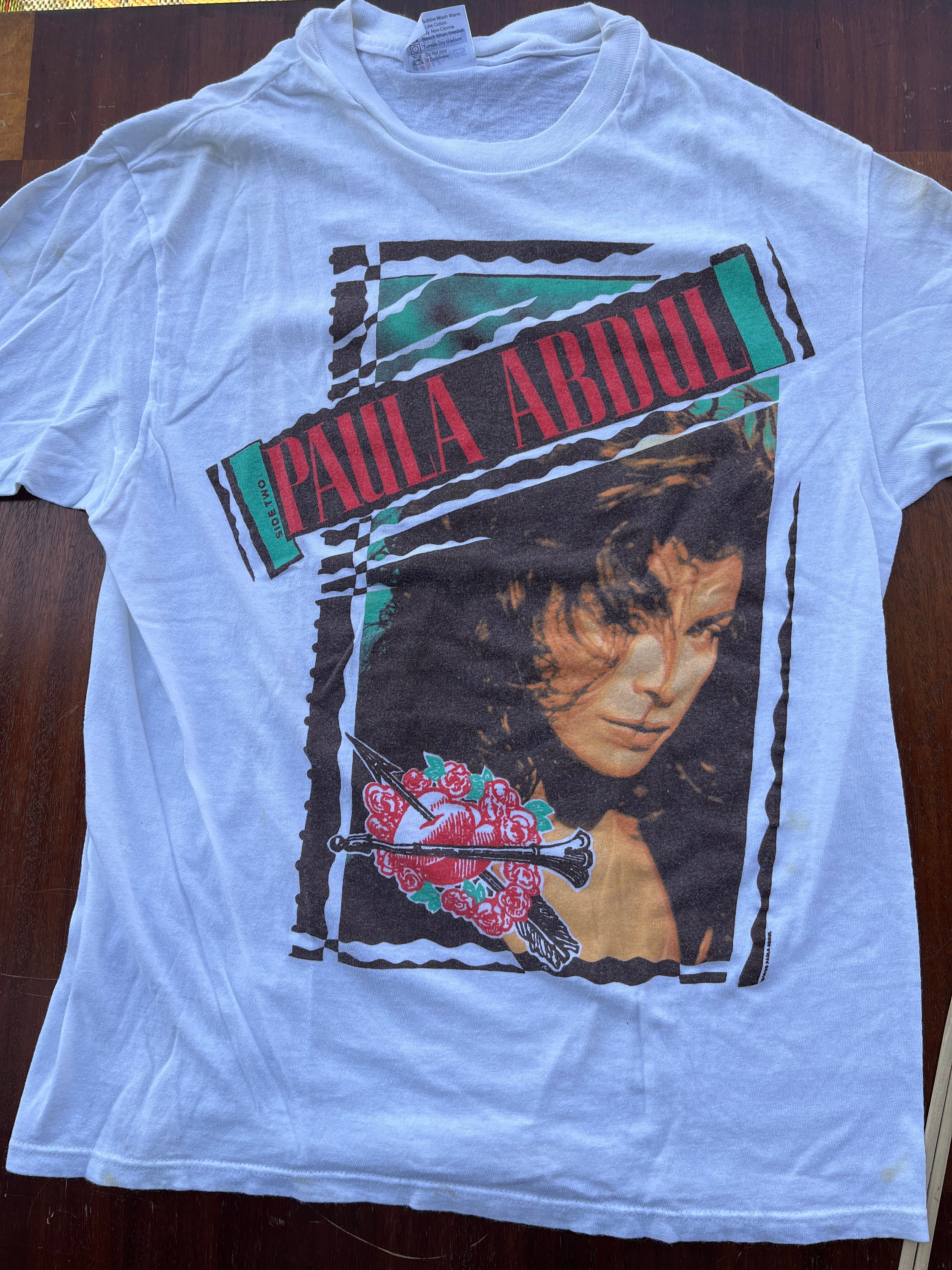 ポーラアブドゥル 1991 ヴィンテージ ミュージック Tシャツ ロックTシャツ Paula Abdul Shirt - Etsy Canada